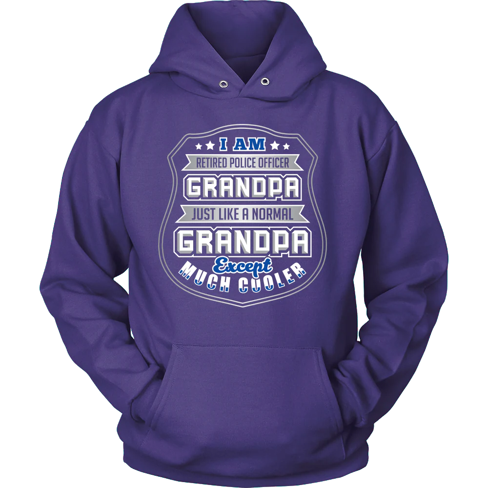 Retired Police Grandpa - Shirt - Image 10