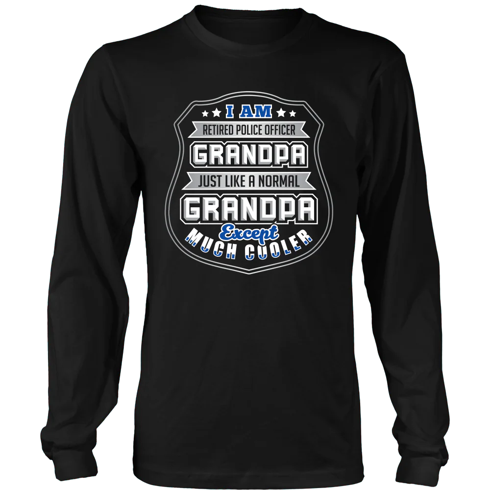 Retired Police Grandpa - Shirt - Image 6