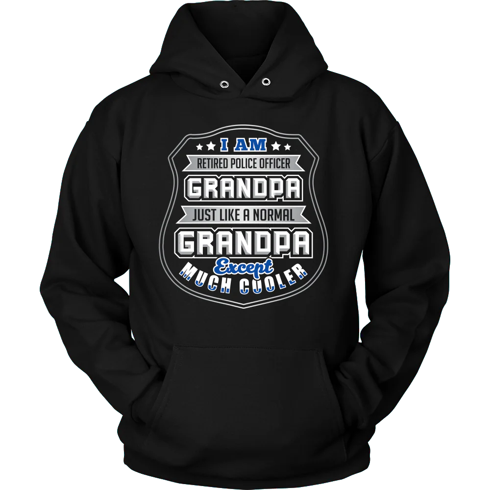 Retired Police Grandpa - Shirt - Image 7