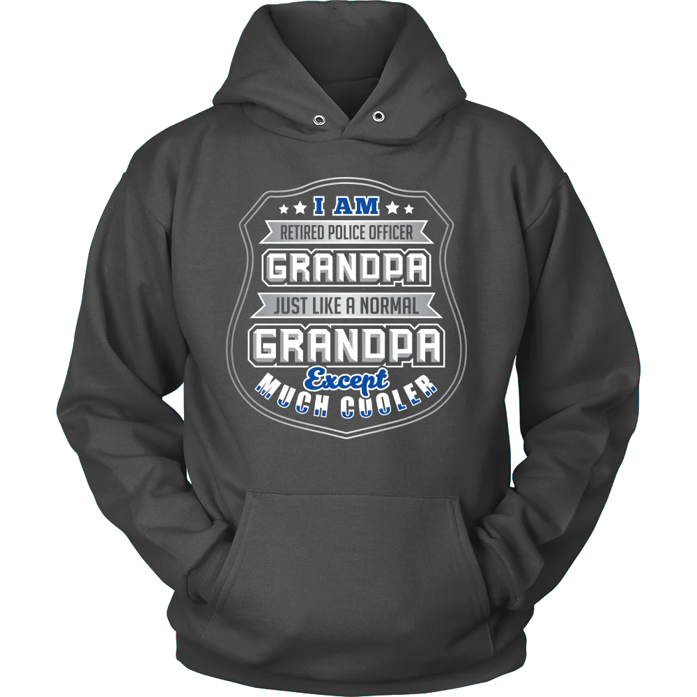 Retired Police Grandpa - Shirt - Image 8