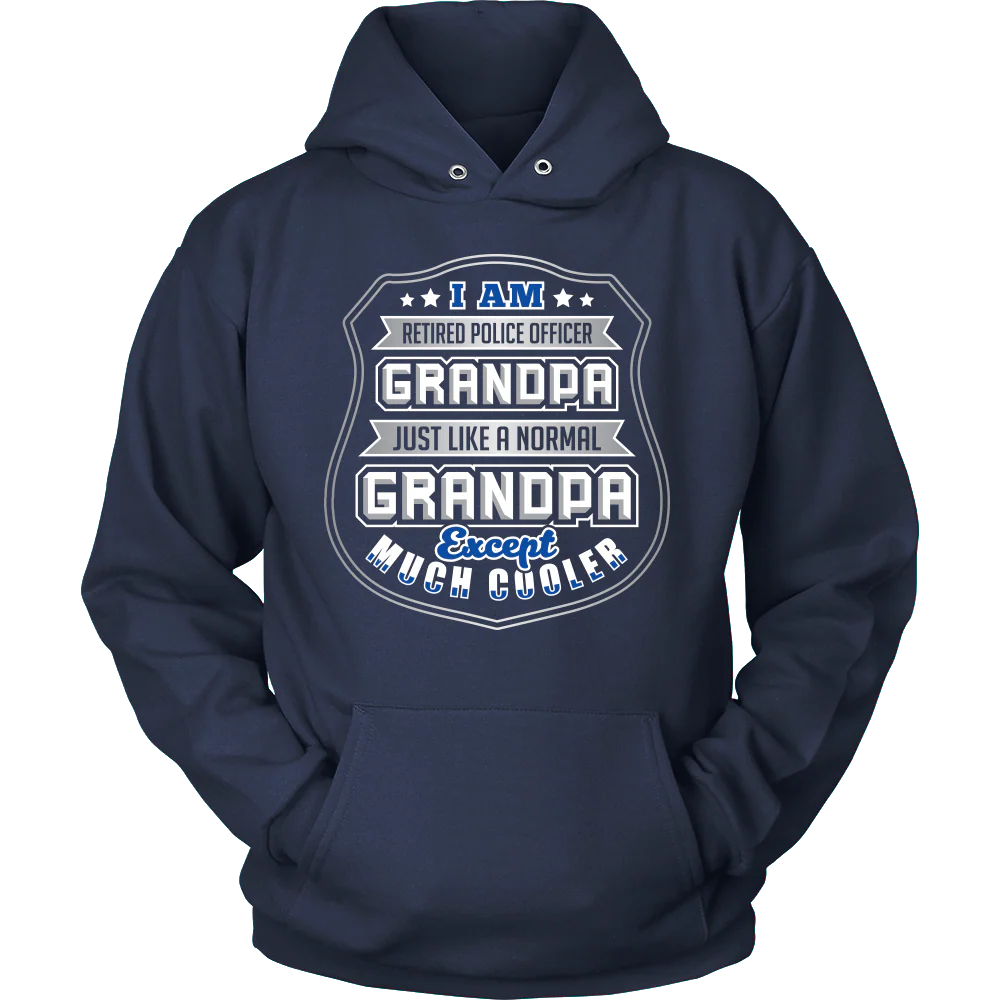 Retired Police Grandpa - Shirt - Image 9