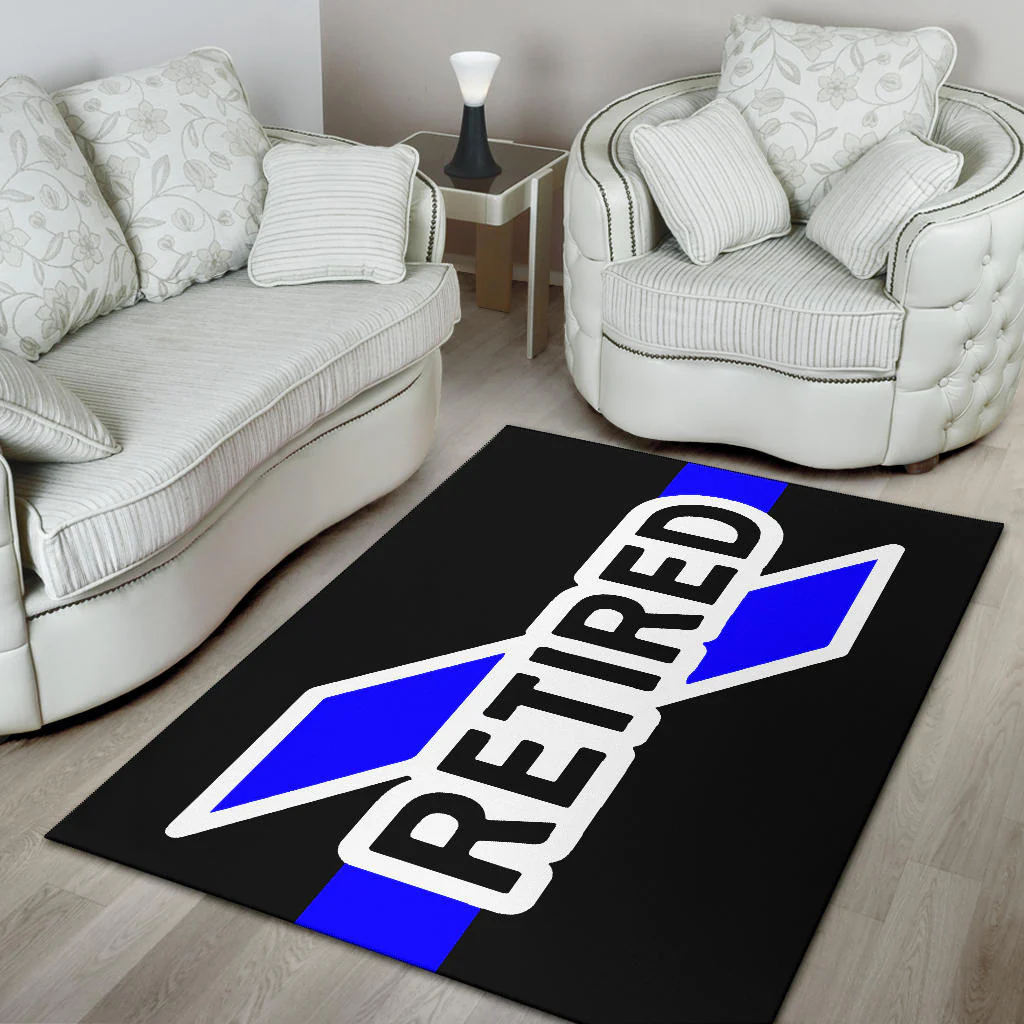 Retired Thin Blue Line Area Rug - Image 4