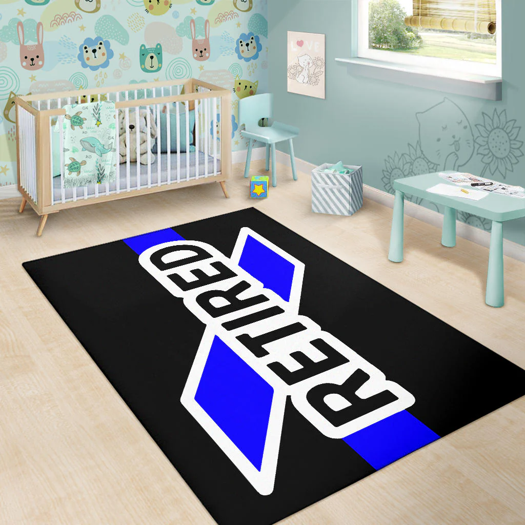 Retired Thin Blue Line Area Rug - Image 6