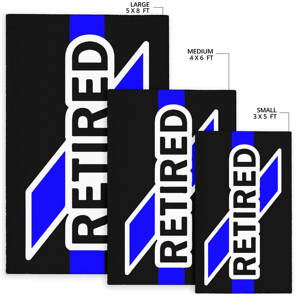 Retired Thin Blue Line Area Rug - Image 8