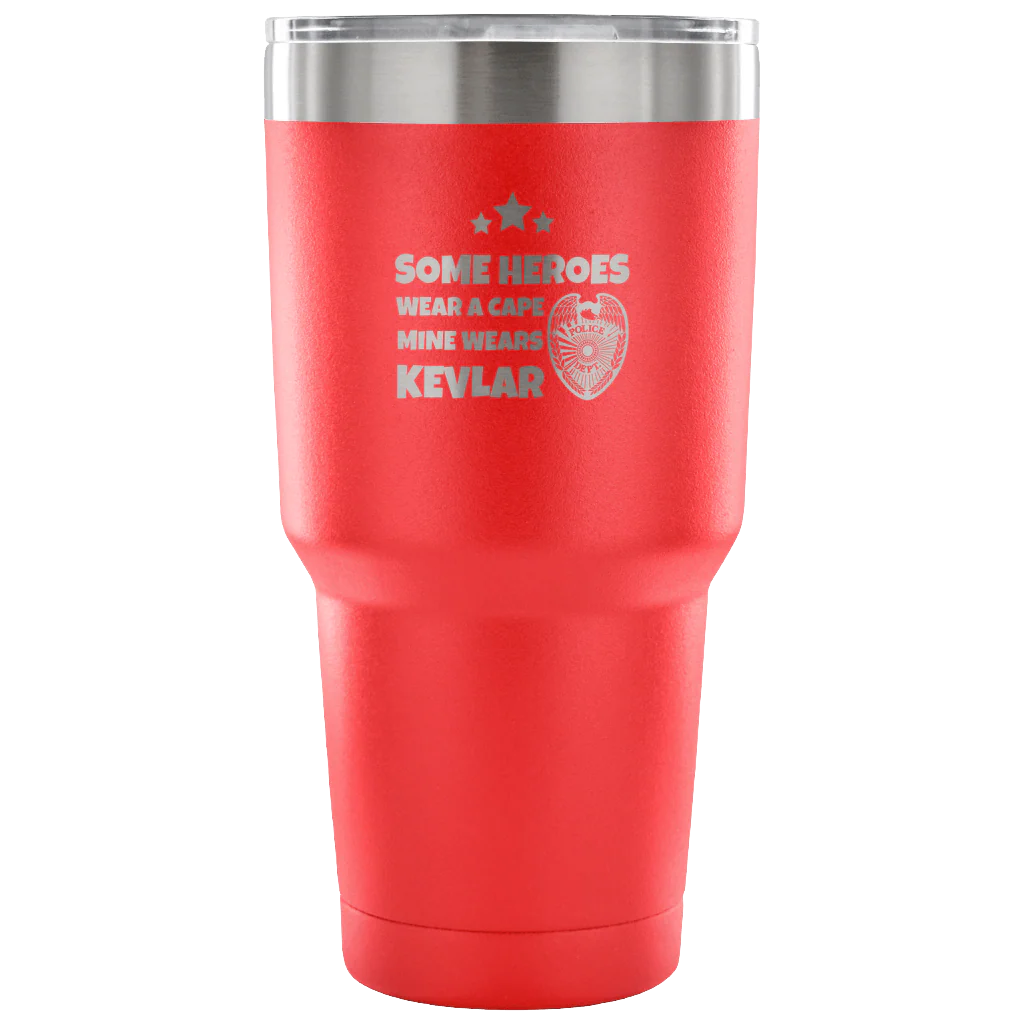 Some Heroes Wear A Cape Mine Wears Kevlar Tumbler - Image 6