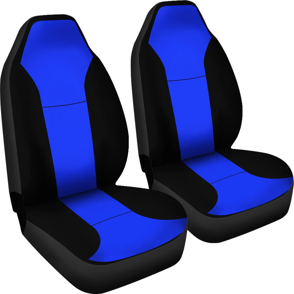 Stylish Thin Blue Line Car Seat Covers (Set of 2) - Image 4