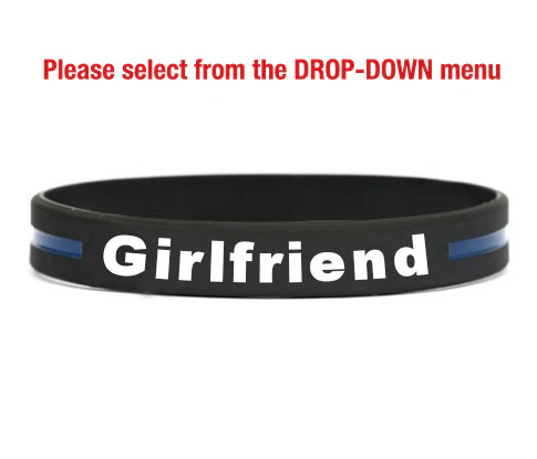 Thin blue line bracelets for mom, dad, wife, husband, son, daughter, brother, sister, grandpa, grandma, girlfriend, cousin –get the family pack & save - Image 12