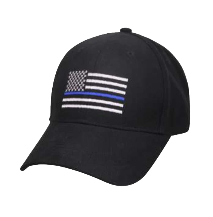 Thin Blue Line American Flag Low Profile Cap