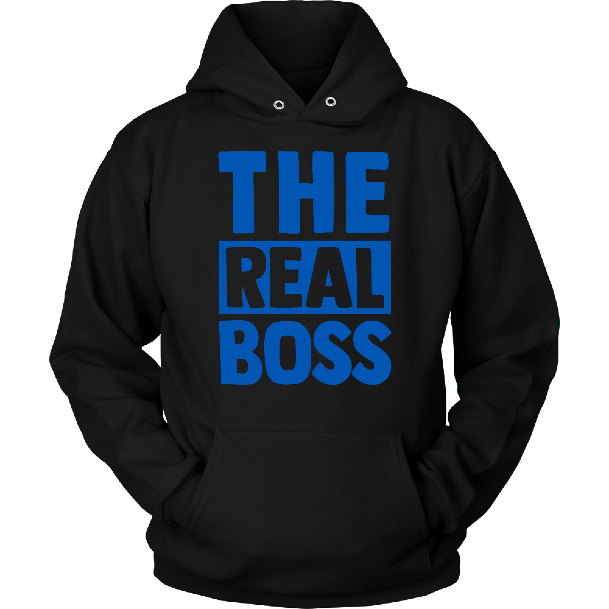 THE BOSS & REAL BOSS COUPLES THIN BLUE LINE HOODIES - Image 3