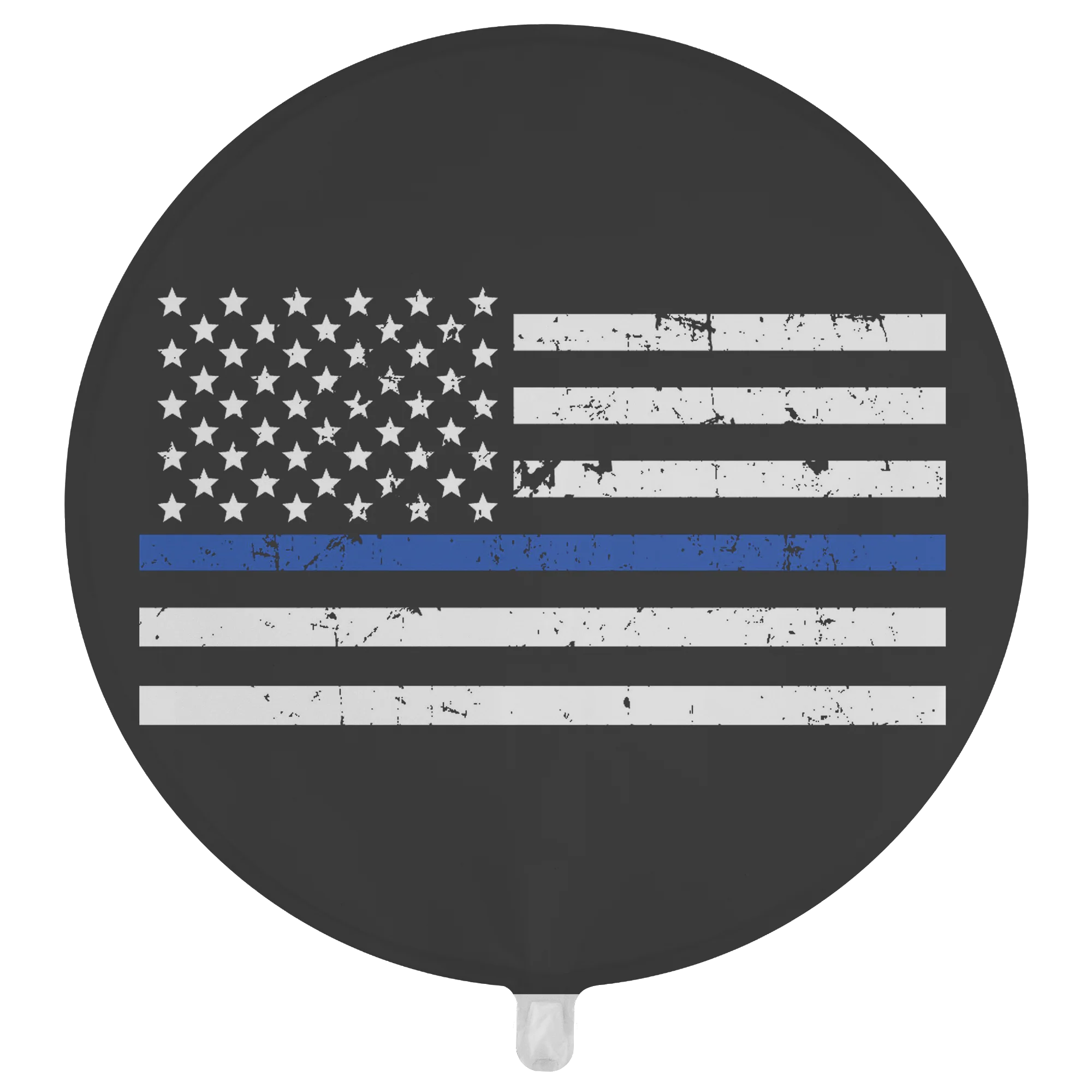 Thin Blue Line American Flag Balloon - Image 2