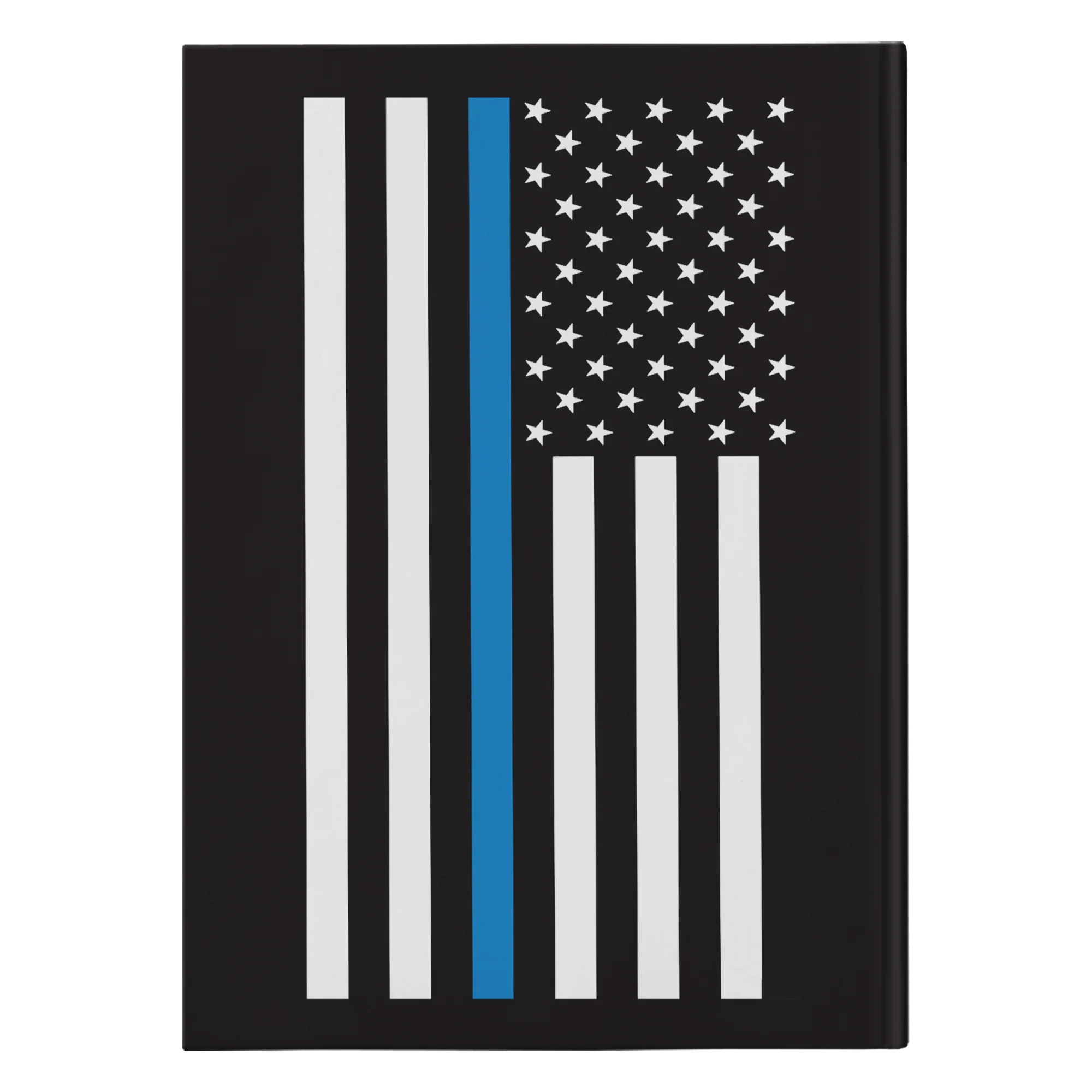 Thin Blue Line American Flag Journal Notebook - Hardcover - Image 2