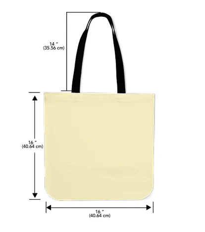 Thin Blue Line American Flag Tote Bag - Image 2