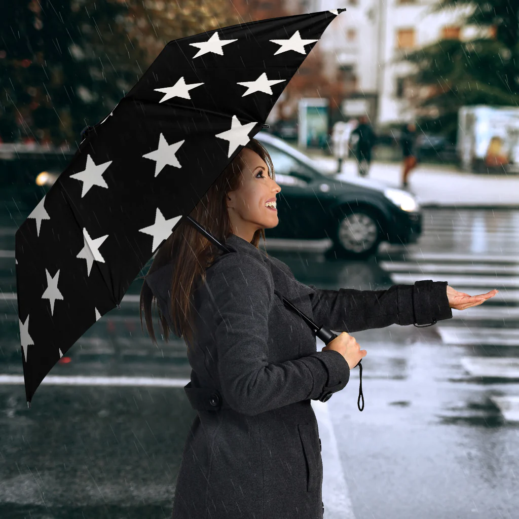 Thin Blue Line American Flag Umbrella - Image 4