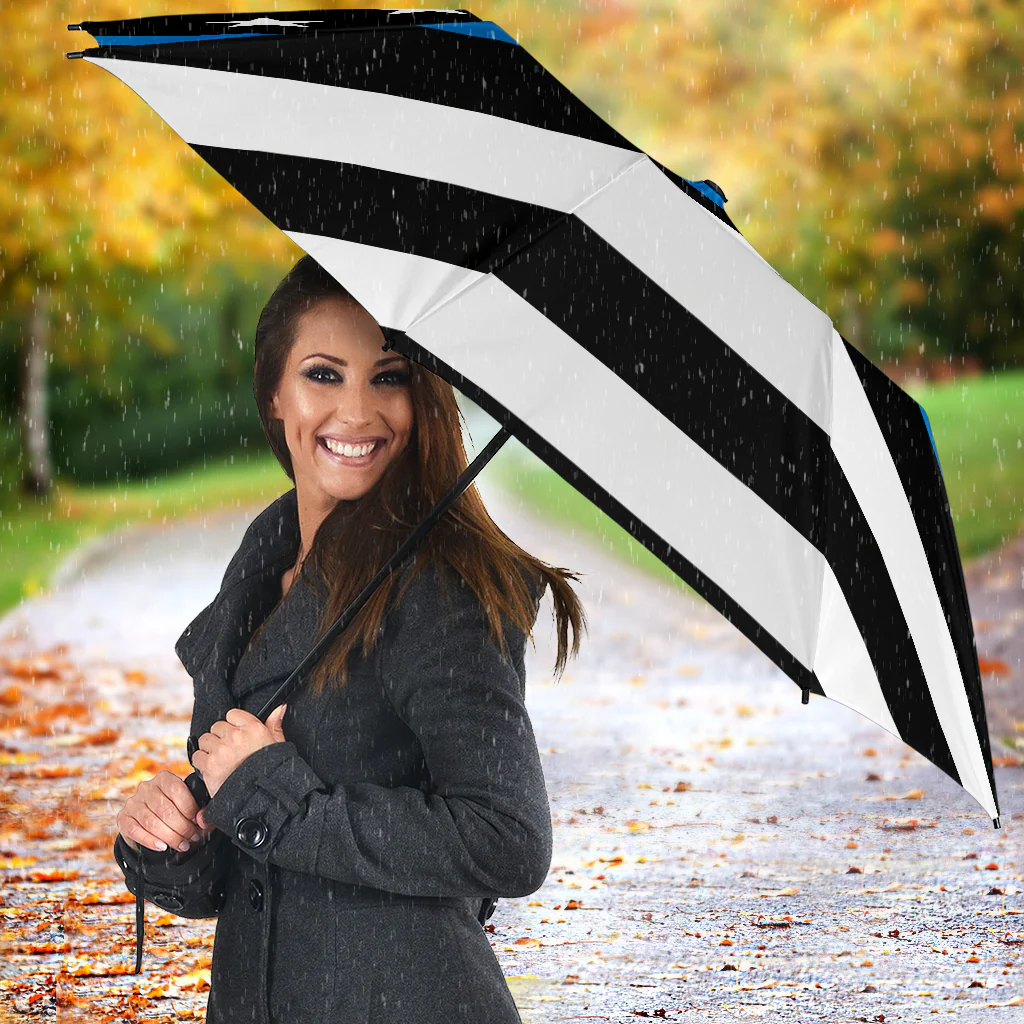 Thin Blue Line American Flag Umbrella - Image 5