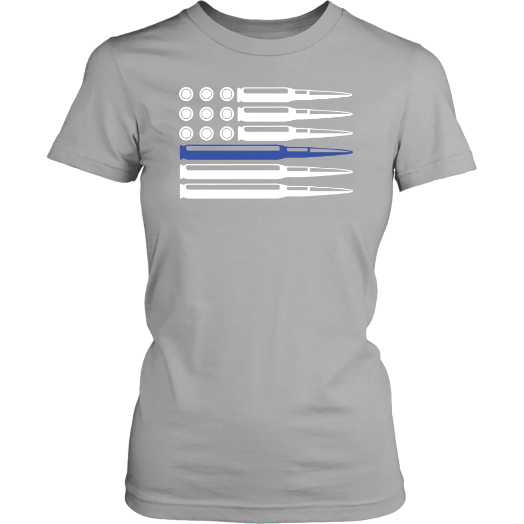 Thin Blue Line Ammo and Bullets Shirts and Hoodies - Image 12