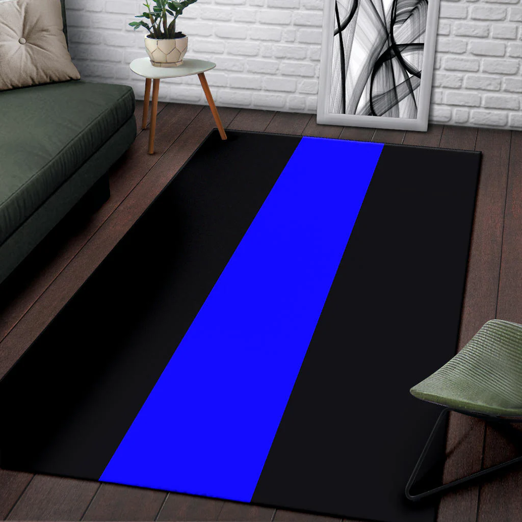 Thin Blue Line Area Rug - Image 3