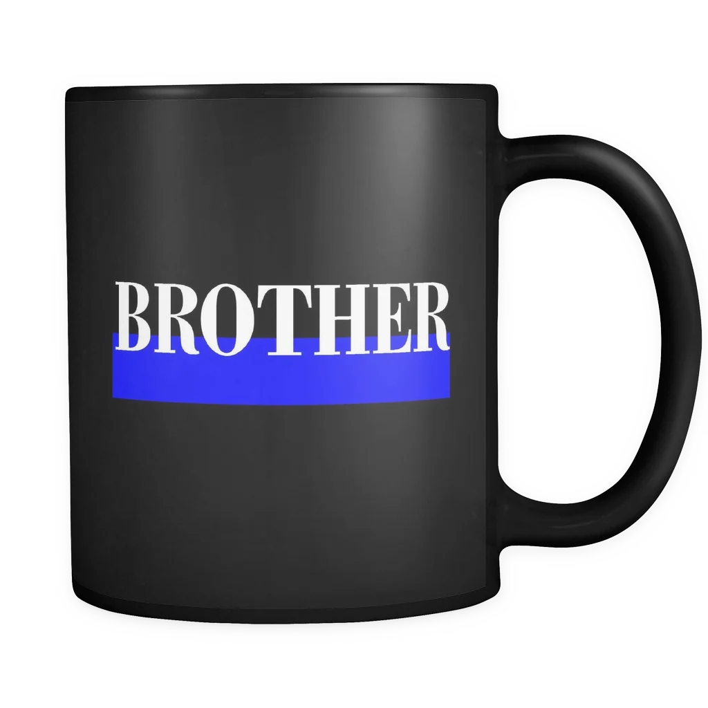 Thin Blue Line Brother Mug - Image 2
