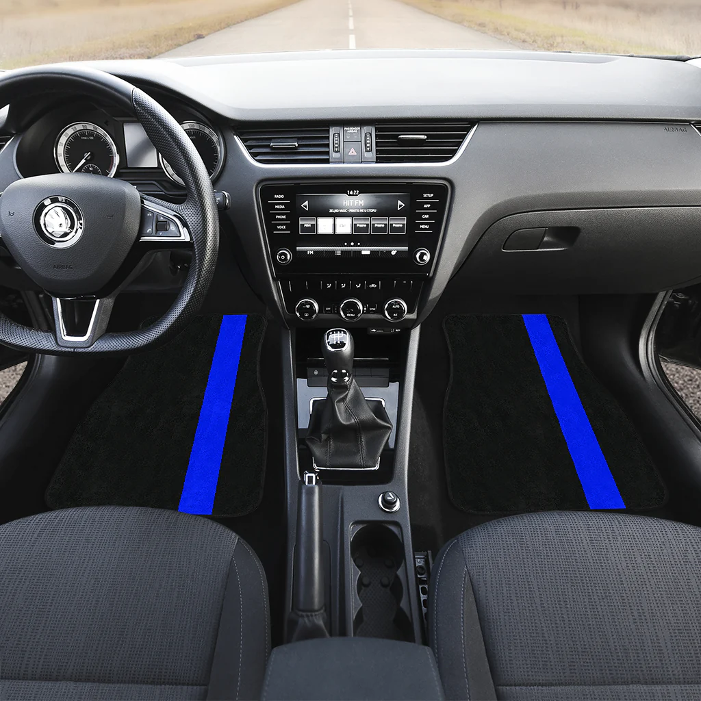 Thin Blue line Car Mats - Image 2