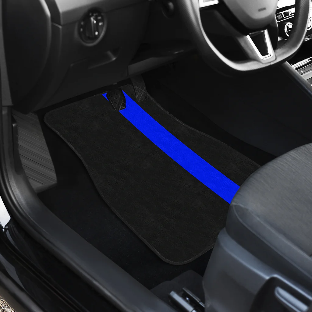 Thin Blue line Car Mats - Image 3