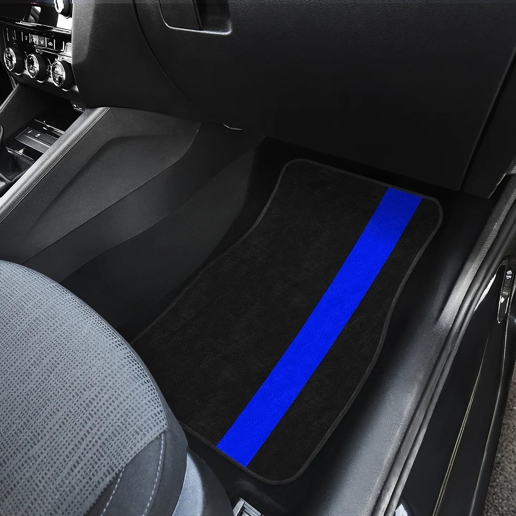 Thin Blue line Car Mats - Image 4