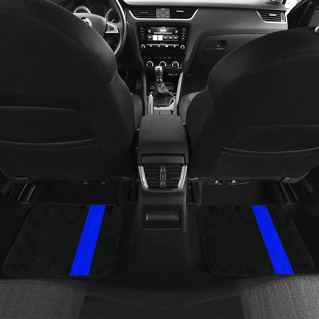 Thin Blue line Car Mats - Image 5