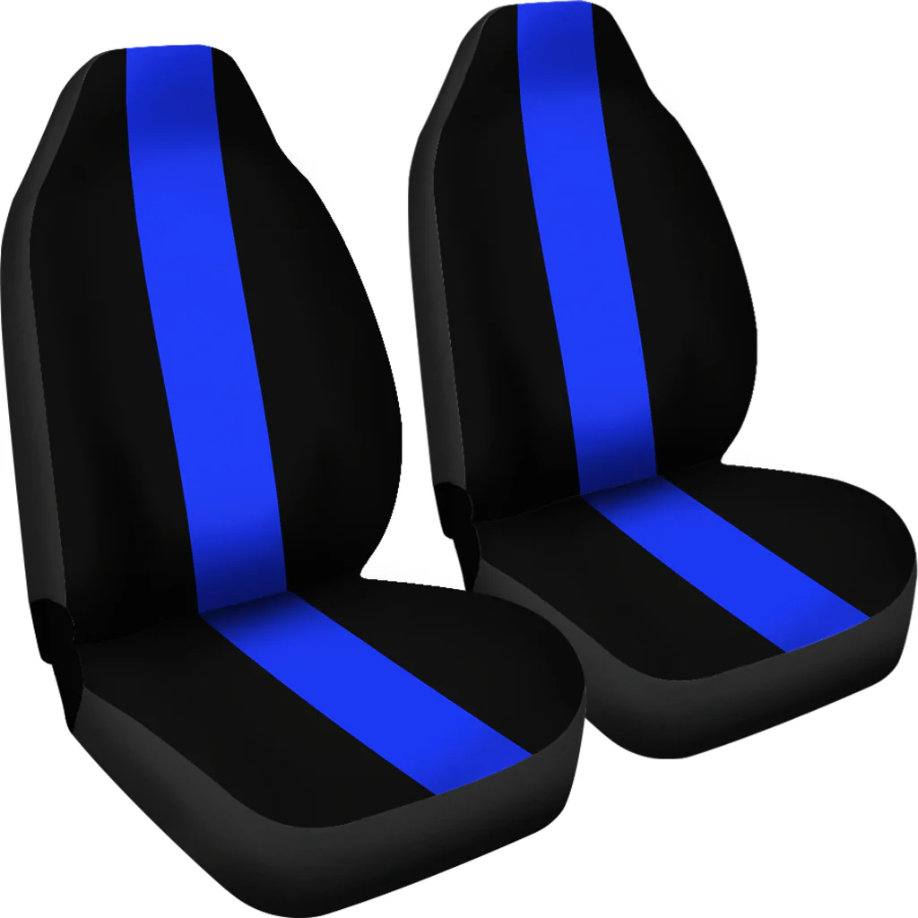 Thin Blue Line Car Seat Covers (Set of 2) - Image 4