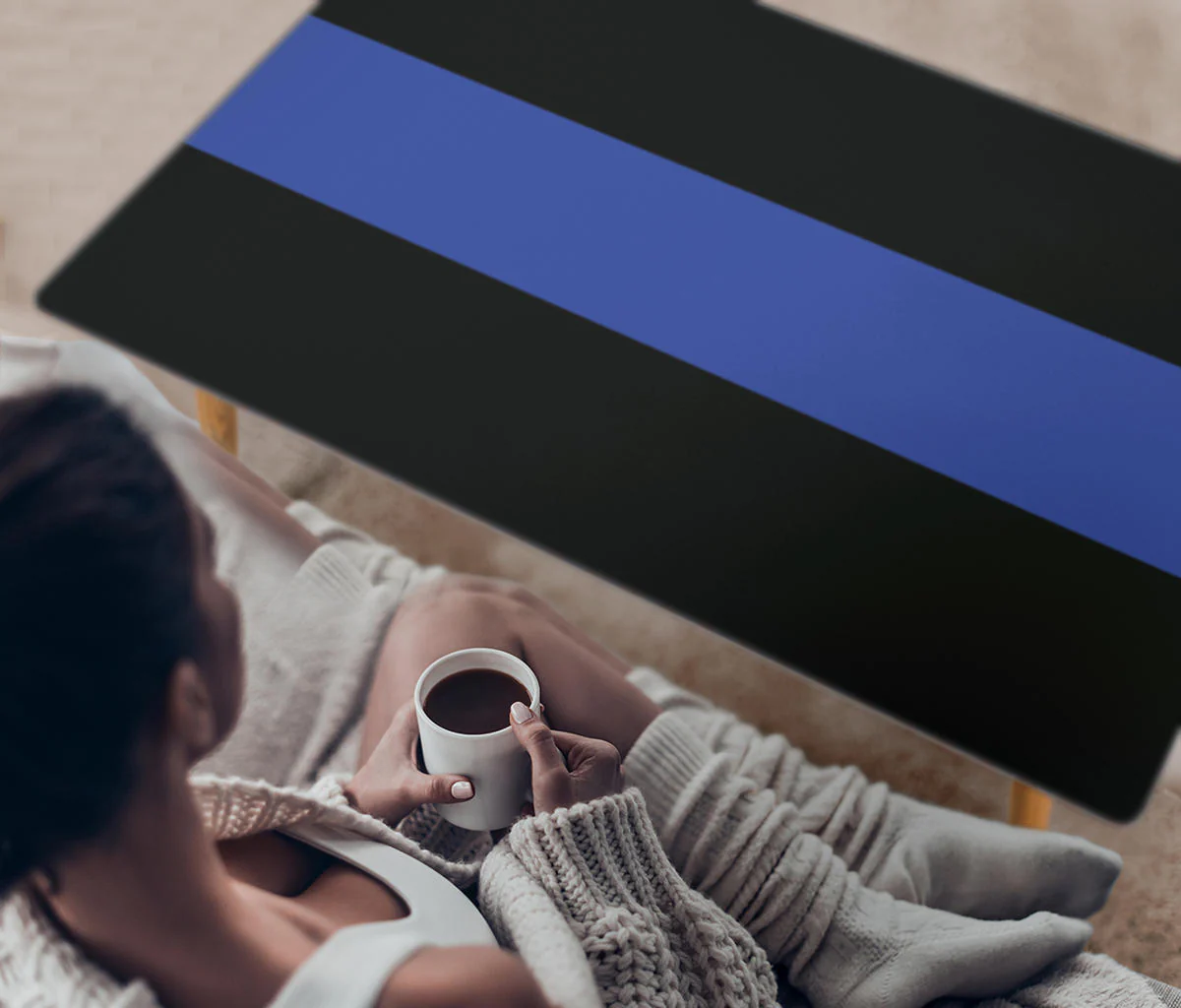 Thin Blue Line Coffee Table - Image 3