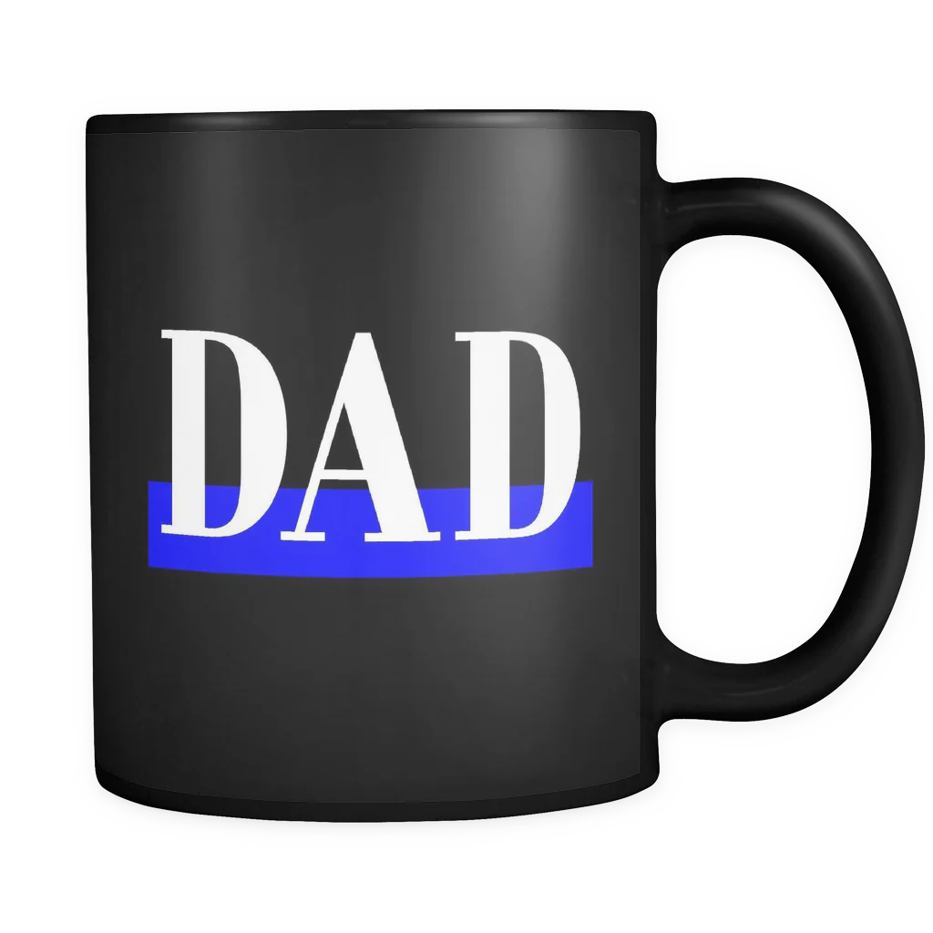Thin Blue Line Dad Mug - Image 2