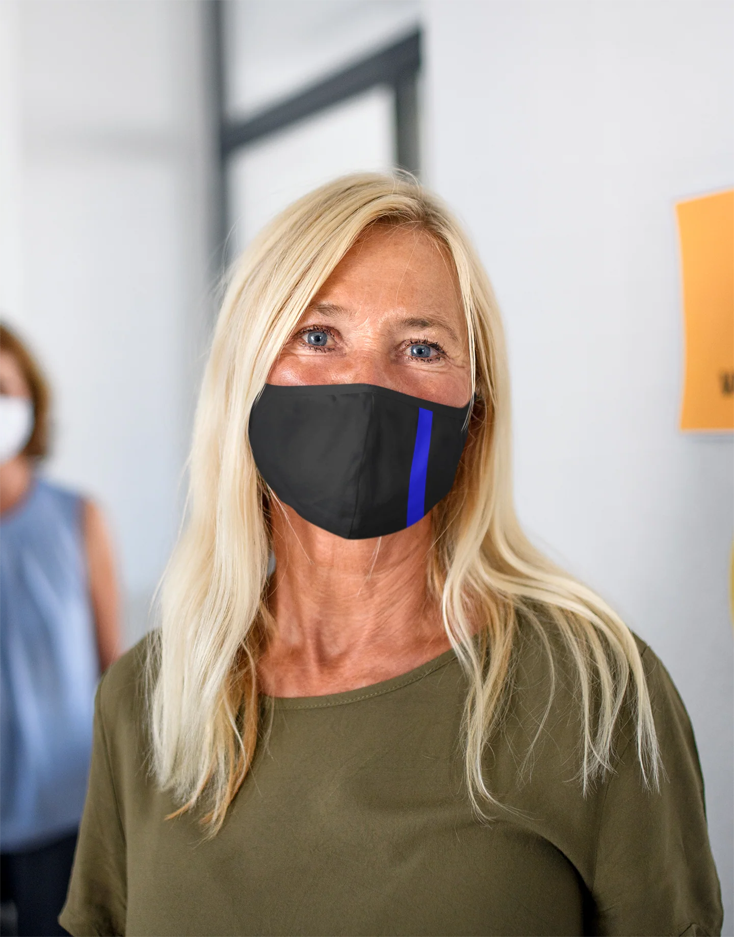 Thin Blue Line Face Mask with BONUS 10 x PM 2.5 Filters - Image 3