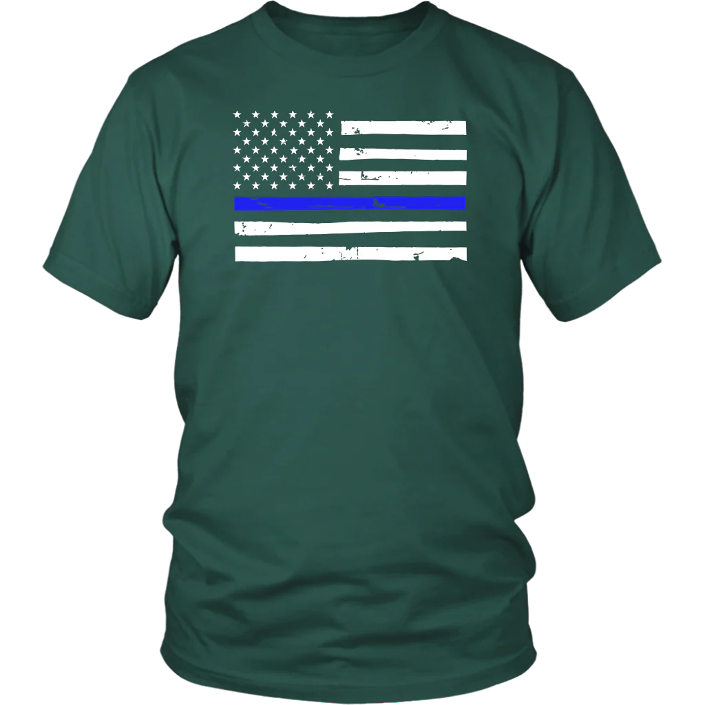 Thin Blue Line Flag Shirt - Image 2