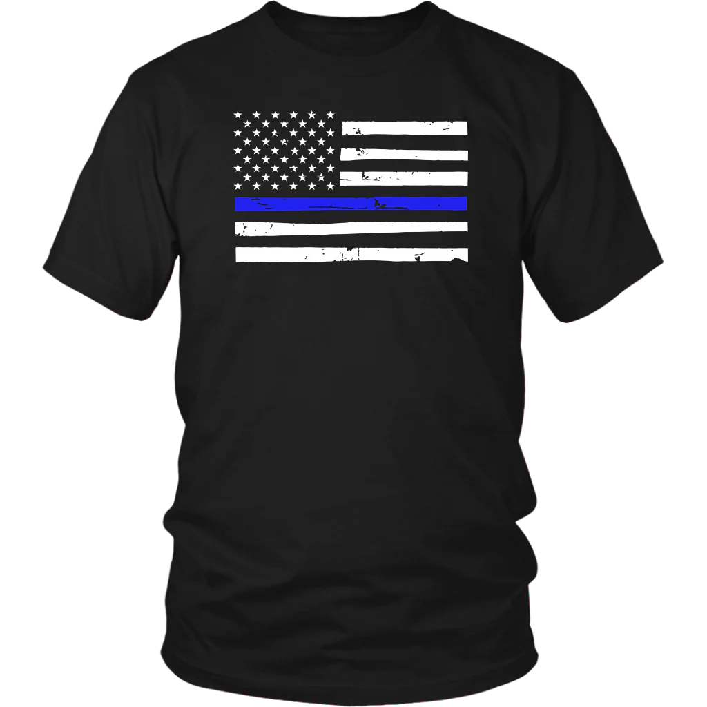 Thin Blue Line Flag Shirt - Image 3