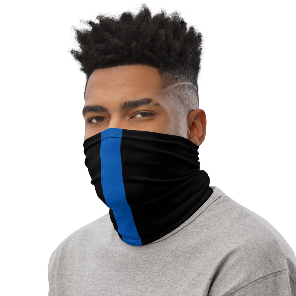 Thin Blue Line Gaiter - Face Covering and Multi-use - Image 3