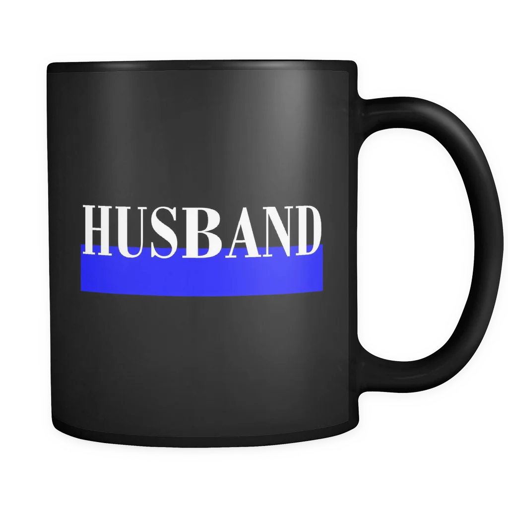 Thin Blue Line Husband Mug - Image 2