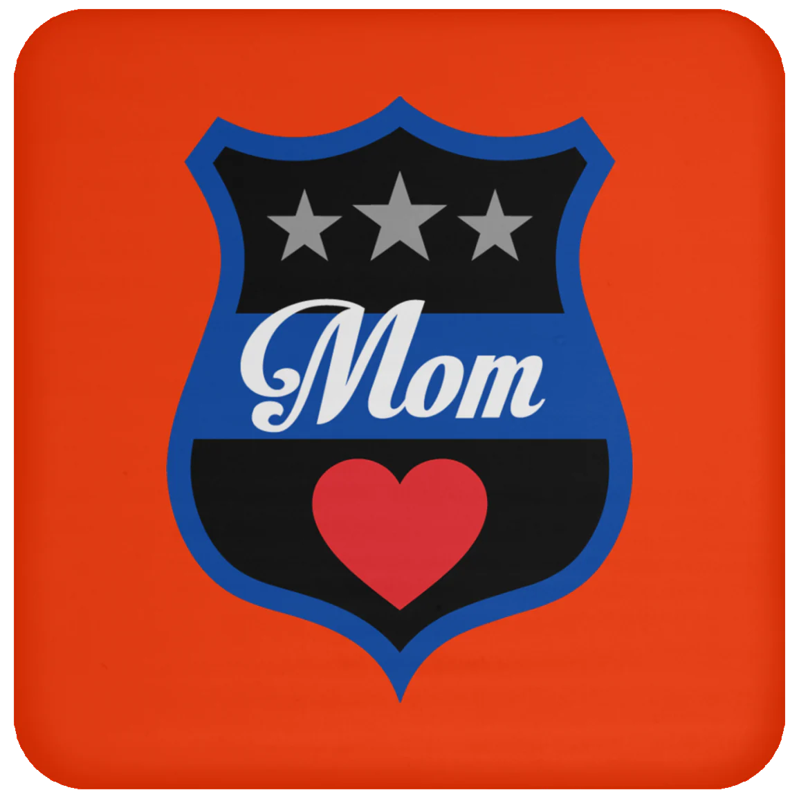 Thin Blue Line Mom Coaster - Image 13