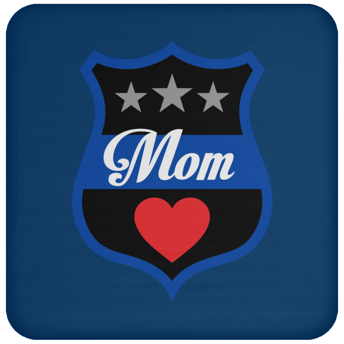 Thin Blue Line Mom Coaster - Image 16