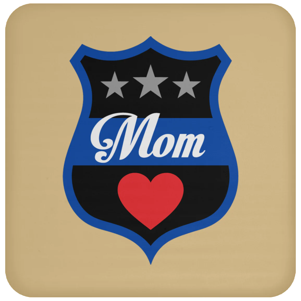 Thin Blue Line Mom Coaster - Image 17