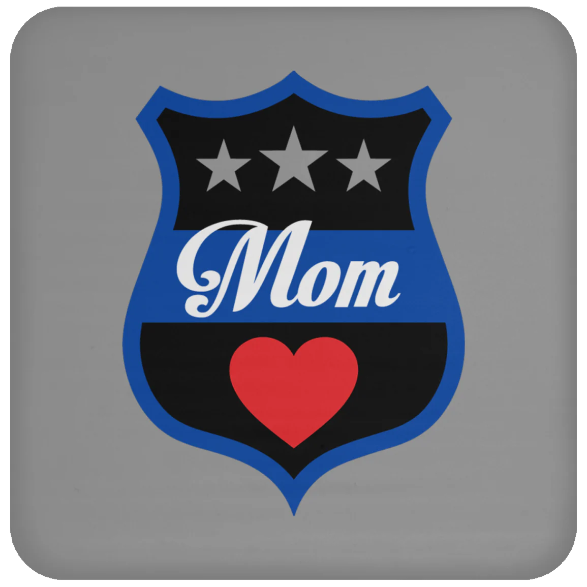 Thin Blue Line Mom Coaster - Image 8