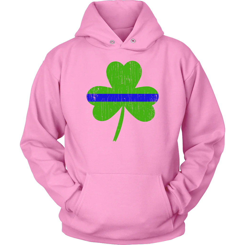 Thin Blue Line Shamrock Shirts & Hoodies - Image 11