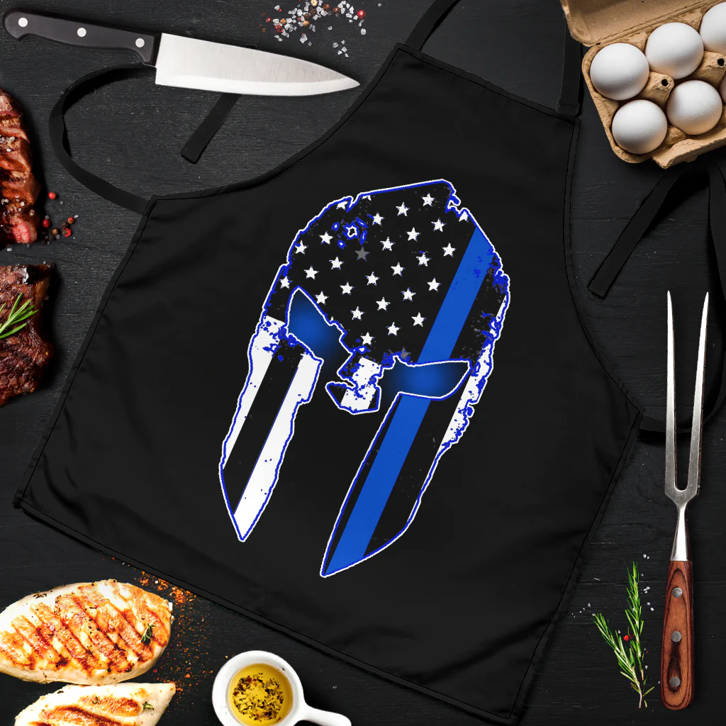 Thin Blue Line Spartan Apron - Image 10