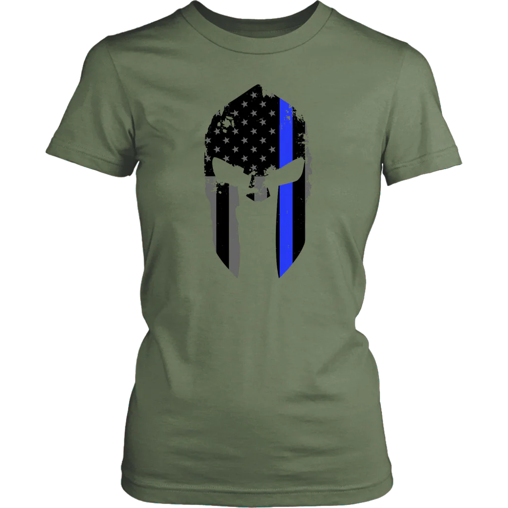 Thin Blue Line Spartan Shirts & Hoodies - Image 13