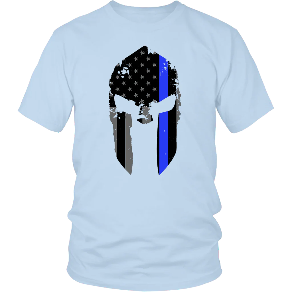 Thin Blue Line Spartan Shirts & Hoodies - Image 4
