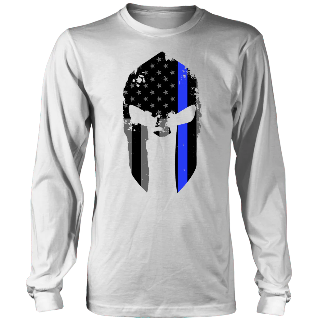 Thin Blue Line Spartan Shirts & Hoodies - Image 5