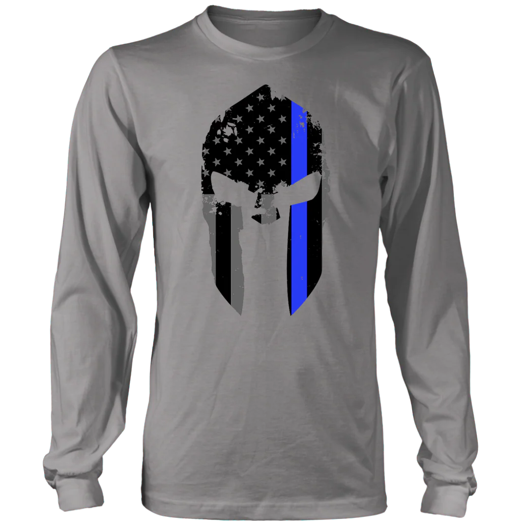 Thin Blue Line Spartan Shirts & Hoodies - Image 6