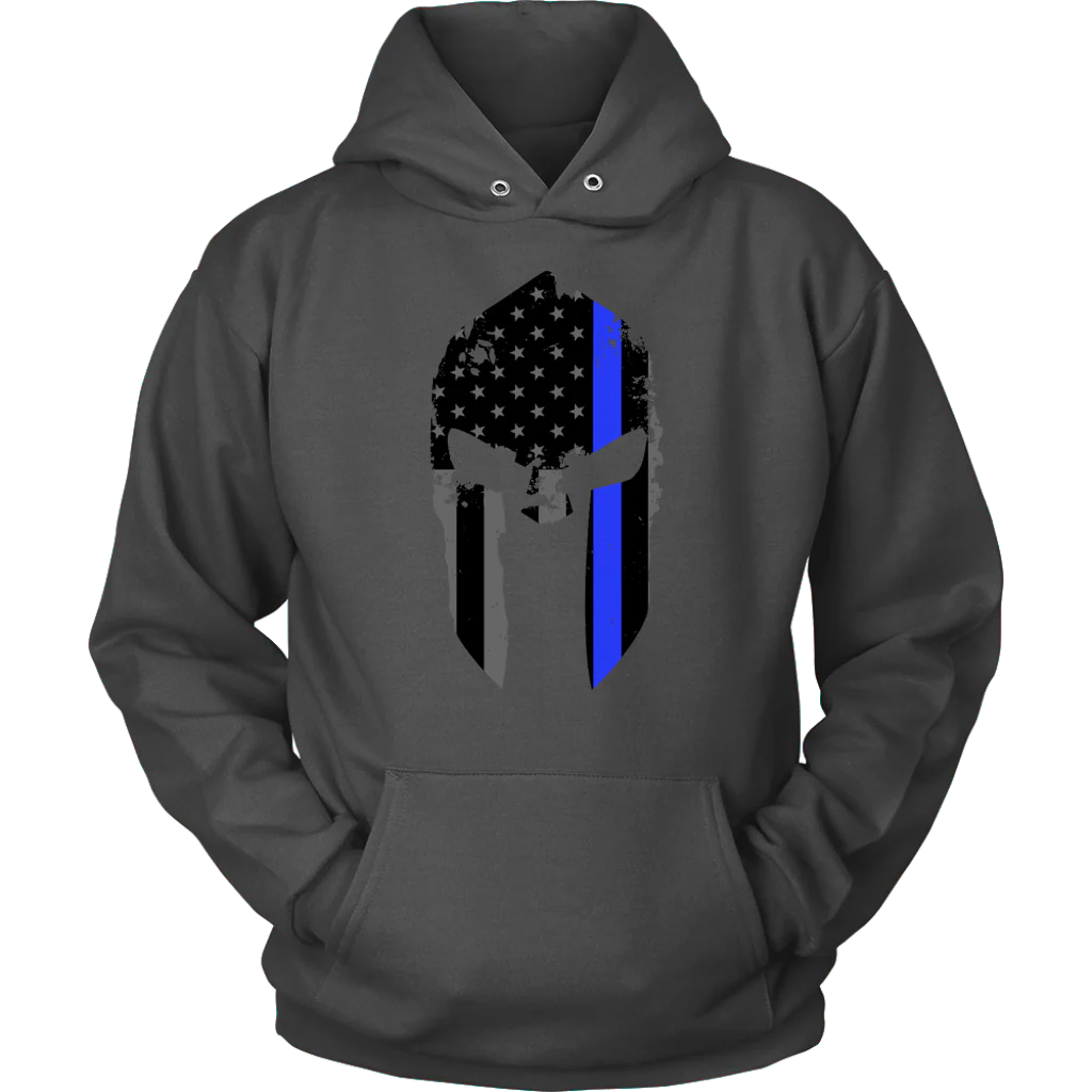 Thin Blue Line Spartan Shirts & Hoodies - Image 7