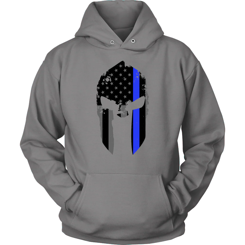 Thin Blue Line Spartan Shirts & Hoodies - Image 8