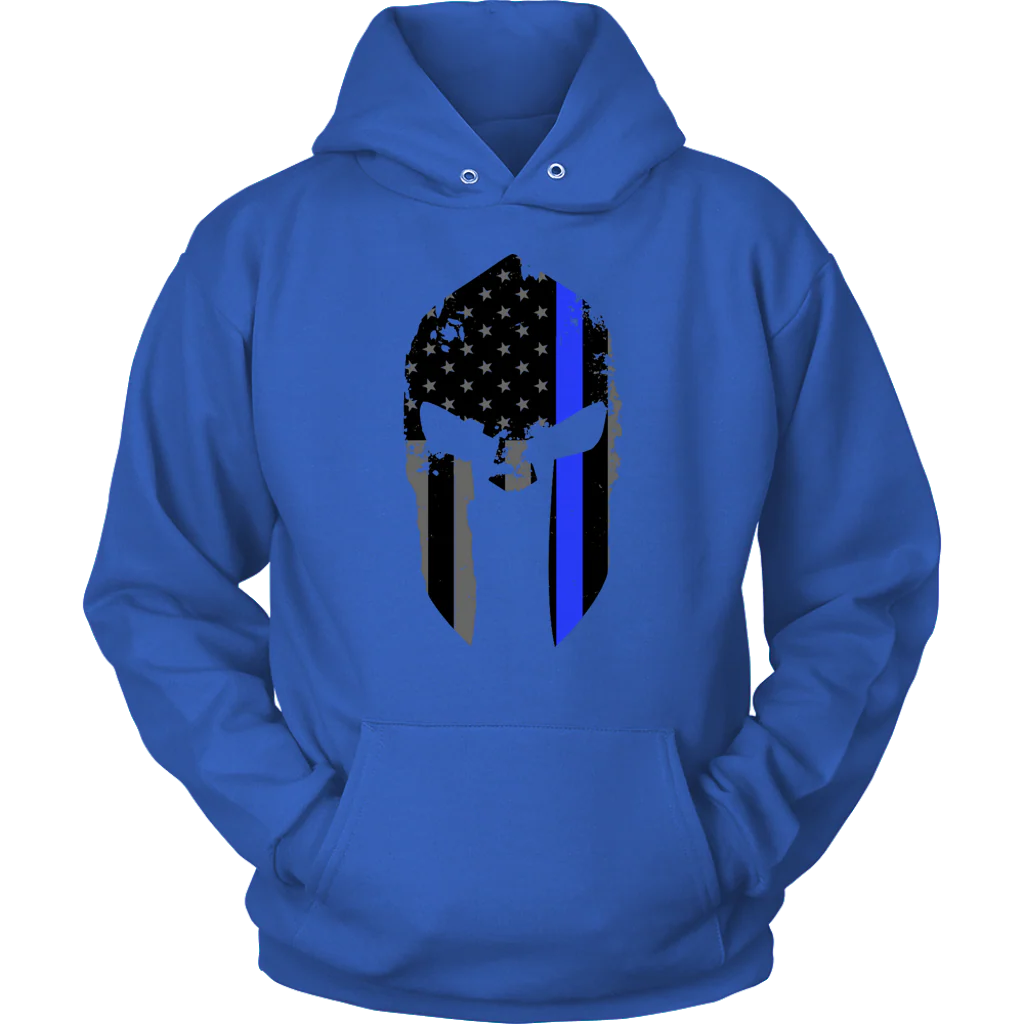 Thin Blue Line Spartan Shirts & Hoodies - Image 9