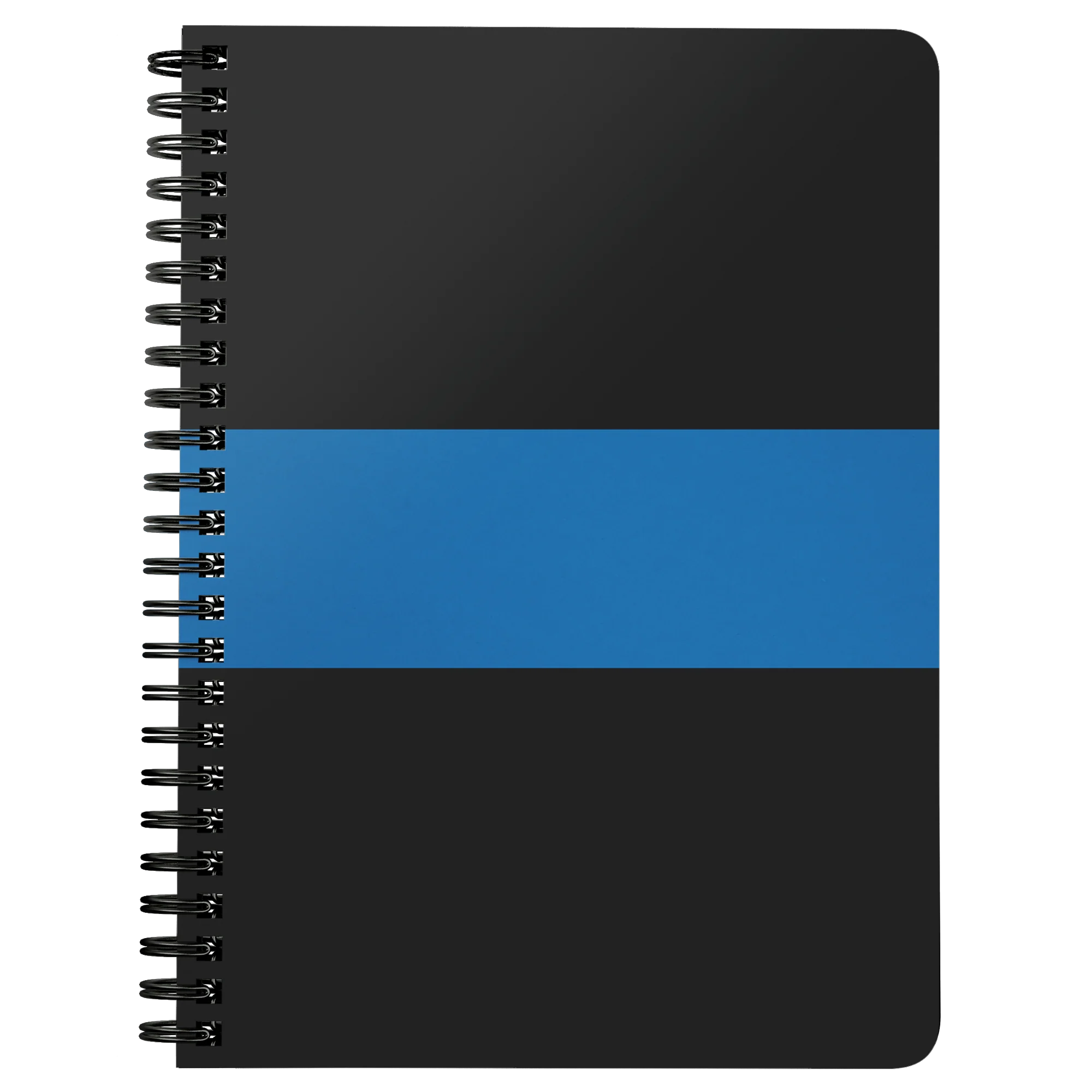 Thin Blue Line Spiralbound Notebook Journal