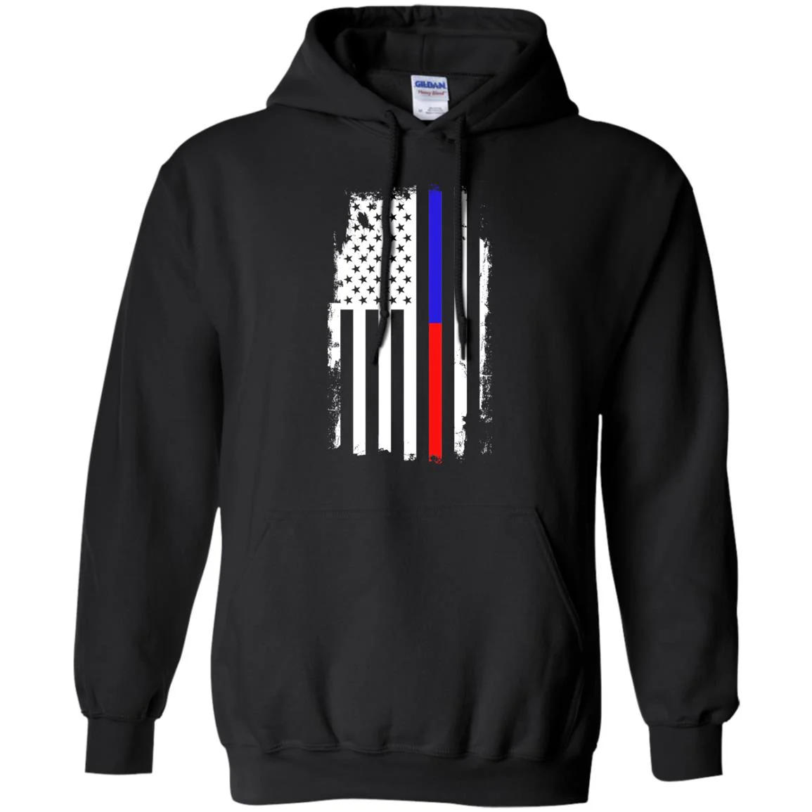 Thin Blue to Red Line Flag Shirts & Hoodies - Image 11