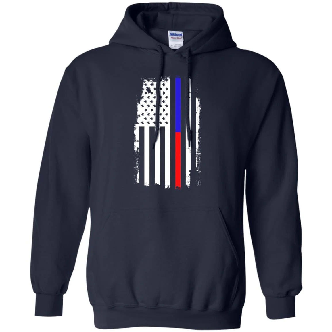 Thin Blue to Red Line Flag Shirts & Hoodies - Image 12