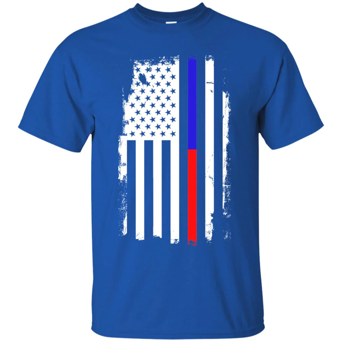 Thin Blue to Red Line Flag Shirts & Hoodies - Image 2